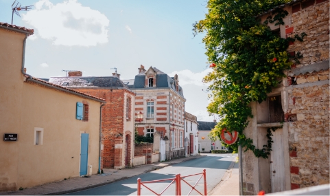 Ville de sainte Cécile en vendée